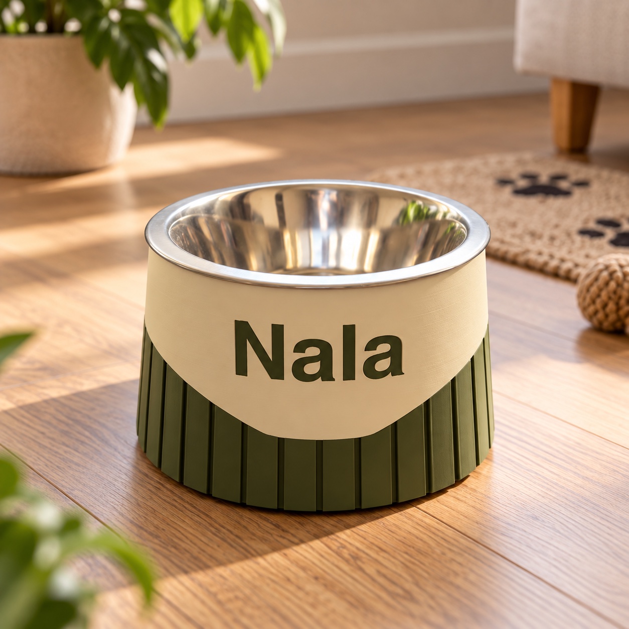Petite gamelle personnalisée avec le nom Nala